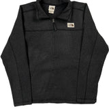 The North Face 1/4 Zip - Medium Black Polyester