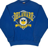 Fightin' Blue Hens Signal Sports College Sweatshirt - Large Blue Cotton