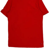 Performance Essentials Adidas Polo Shirt - Medium Red Cotton