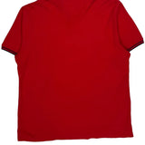 Tommy Hilfiger Polo Shirt - Large Red Cotton