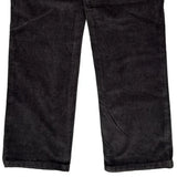 Calvin Klein Jeans Cord Trousers - 30″ Waist Black Cotton