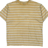 Guess Striped T-Shirt - XL White Cotton
