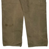 Dickies Double Knee Carpenter Pants - 36W 30L Brown Cotton
