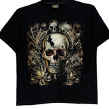 Oz Rock Graphic T-Shirt - Large Black Cotton