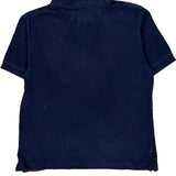 Age 8 Polo By Ralph Lauren Graphic Polo Shirt - Small Navy Cotton