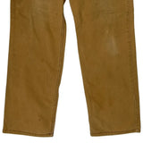 Carhartt Double Knee Carpenter Pants - 32W 30L Brown Cotton