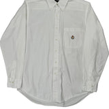 Chaps Ralph Lauren Shirt - Medium White Cotton