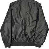 Ma-1 Southpole Sherpa Collar Bomber Jacket - Large Black Polyester