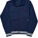 Polo By Ralph Lauren Track Jacket - Large Navy Cotton