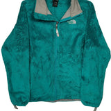 The North Face Fleece Jacket - Large Green Polyester