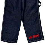 Wu Tag Graphic Carpenter Jeans - 25W 29L Dark Wash Cotton