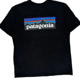 Patagonia Graphic T-Shirt - Medium Black Cotton