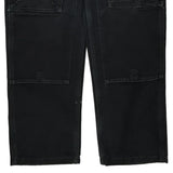 Carhartt Double Knee Carpenter Trousers - 32W 30L Black Cotton
