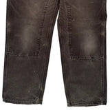 Carhartt Double Knee Carpenter Trousers - 32W 30L Brown Cotton