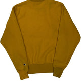 Reverse Weave Champion Sweatshirt - Small Yellow Cotton