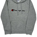 Authentic Athleticwear Champion Hoodie - Medium Gray Cotton Blend