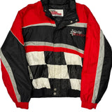 Dodge Motorsport Racing Champions Apparel Graphic Bomber Jacket - XL Black Nylon