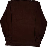 Polo By Ralph Lauren Long Sleeve Polo Shirt - Large Brown Cotton