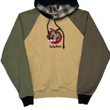 Looney Tunes Characters Looney Tunes Cartoon Hoodie - Small Beige Cotton