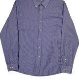 Tommy Hilfiger Slim Fit Shirt - Large Blue Cotton