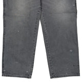 Dickies Double Knee Carpenter Trousers - 38W 30L Grey Cotton