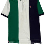 Chaps Ralph Lauren Striped Polo Shirt - XL Black Cotton