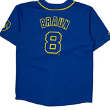 Brewers Majestic #8 Braun Jersey - No Size Blue Polyester