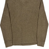 Polo By Ralph Lauren 1/4 Zip - Small Brown Cotton