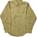 Age 5-6 Polo By Ralph Lauren Shirt - Small Yellow Cotton