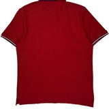 Tommy Hilfiger Polo Shirt - Large Red Cotton
