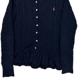 Ralph Lauren Cardigan - Large Navy Cotton