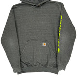Carhartt Hoodie - Small Gray Cotton Blend