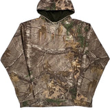 Kings River Camo Hoodie - Large Brown Polyester