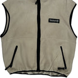 Timberland Fleece Vest - Large Beige Polyester