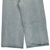 Levis Wide Leg Jeans - 27W UK 8 Light Wash Cotton
