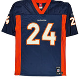 Broncos Reebok Nfl Football Jersey - Medium Blue Polyester