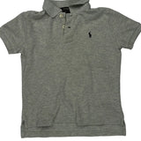 Age 5 Polo By Ralph Lauren Polo Shirt - Small Grey Cotton