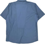 Dickies Short Sleeve Shirt - XL Blue Polyester Blend