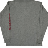 University Of Nebraska Nike Long Sleeve T-Shirt - XL Gray Cotton