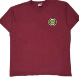 Santa Cruz T-Shirt - XL Burgundy Cotton