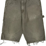 Wrangler Carpenter Shorts - 32W 12L Gray Cotton