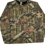 Mossy Oak Camo Long Sleeve T-Shirt - XL Camo Cotton