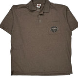Black Hills Harley-Davidson Harley Davidson Graphic Polo Shirt - XL Brown Cotton