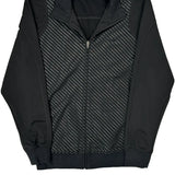 Oakley Striped Track Jacket - Medium Black Polyester