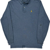 Polo By Ralph Lauren Polo Shirt - Small Blue Cotton