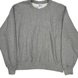 Reverse Weave Champion Sweatshirt - Large Gray Cotton Blend