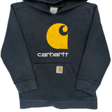 Age 8-10 Carhartt Hoodie - Small Black Cotton