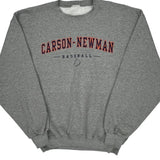 Carson-Newman Baseball Gildan College Sweatshirt - Large Grey Cotton Blend