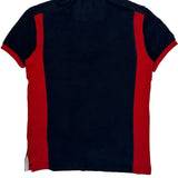 Polo By Ralph Lauren Graphic Polo Shirt - Small Navy Cotton