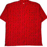 Ecko Unltd Graphic Hawaiian Shirt - XL Red Polyester